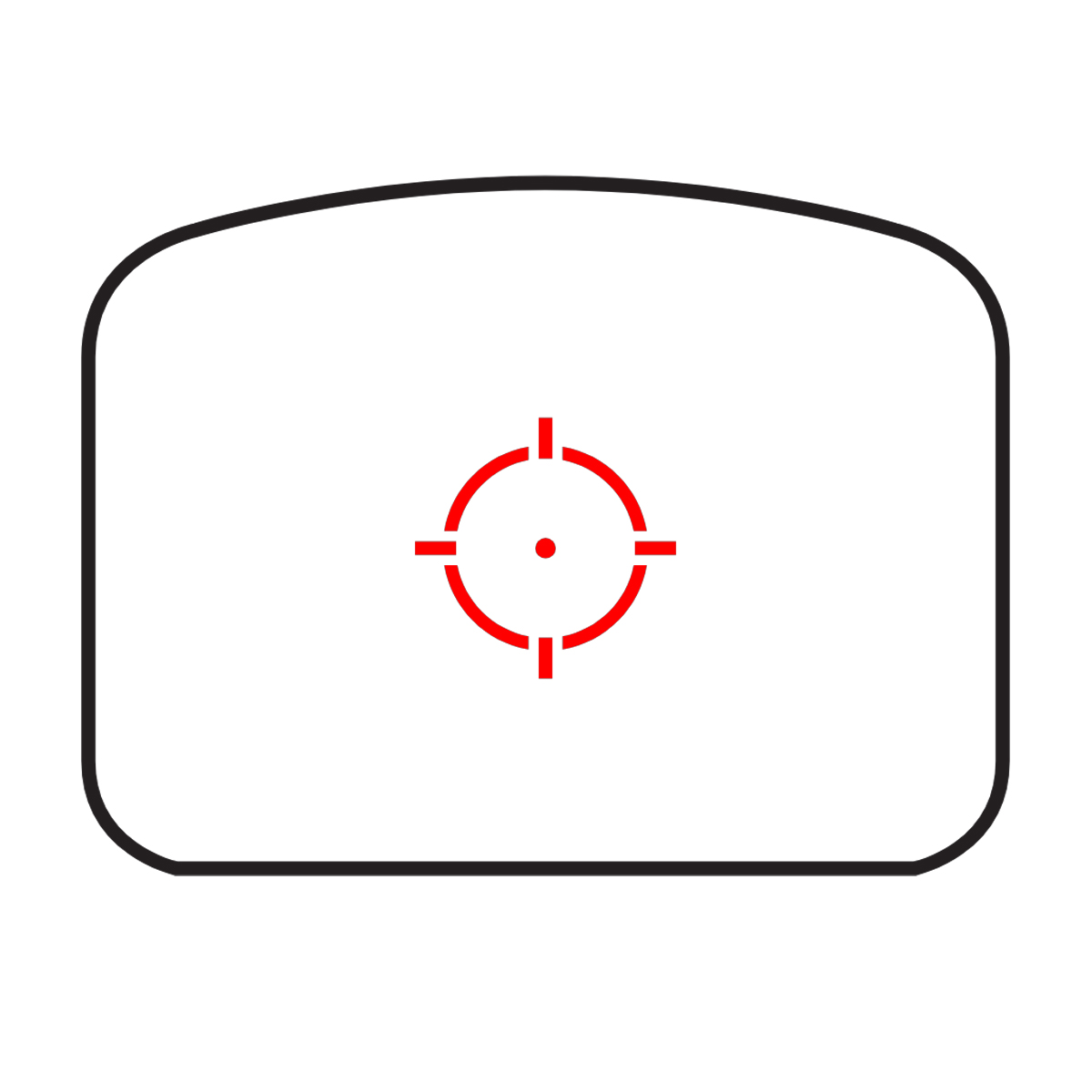 Circle Reticle for the Hawke Optics Endurance 3 MOA Red Circle reflex Sight