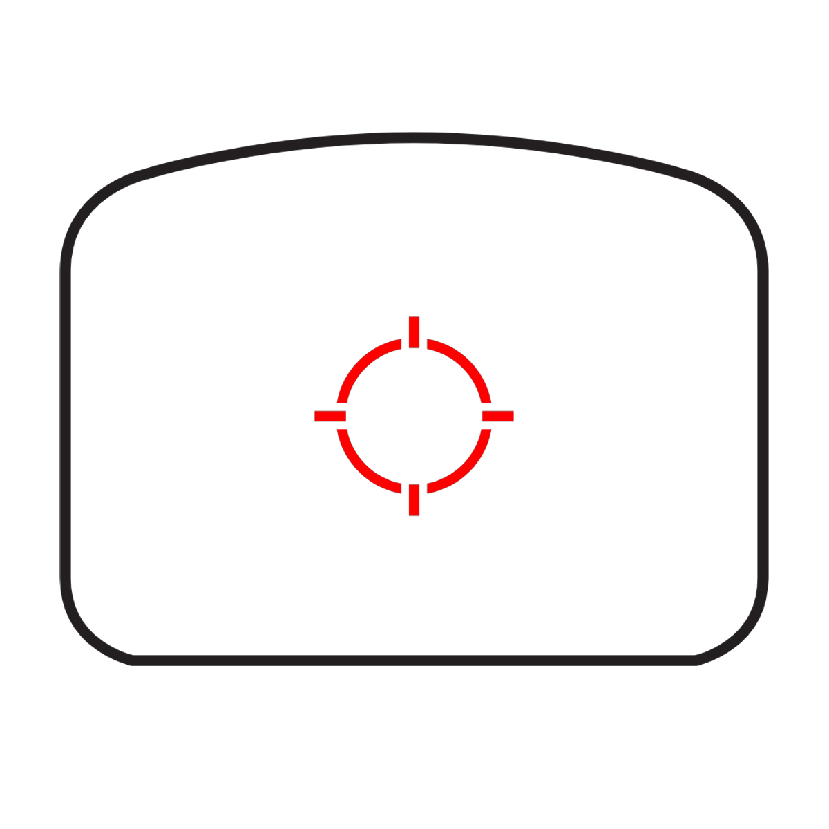 Circle Reticle for the Hawke Optics Endurance 3 MOA Red Circle reflex Sight