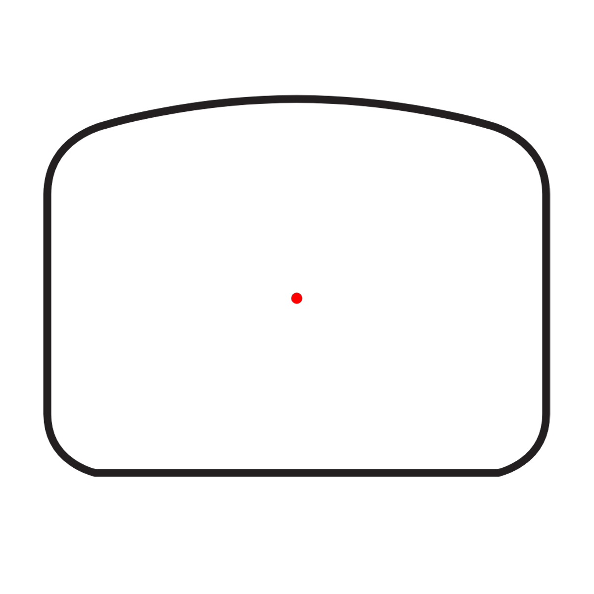 3 MOA Dot for the Hawke Optics Endurance 3 MOA Red Circle reflex Sight