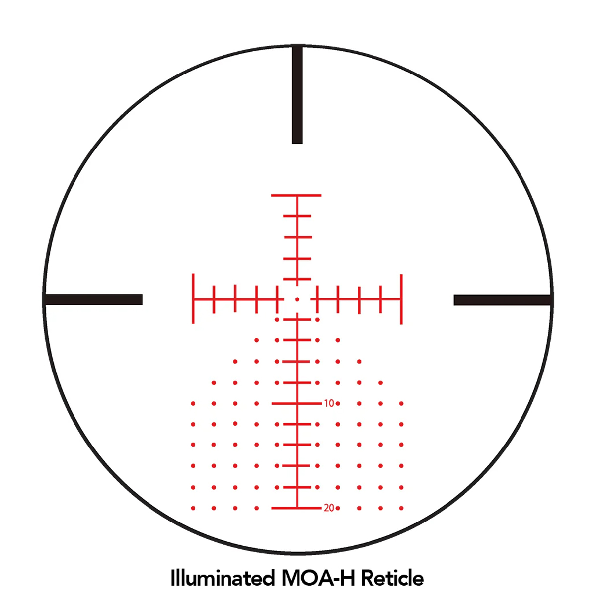 Sightron SIII 8-32x56 Precision Long Range IR Zero Stop MOA-H 30mm Rifle Scope