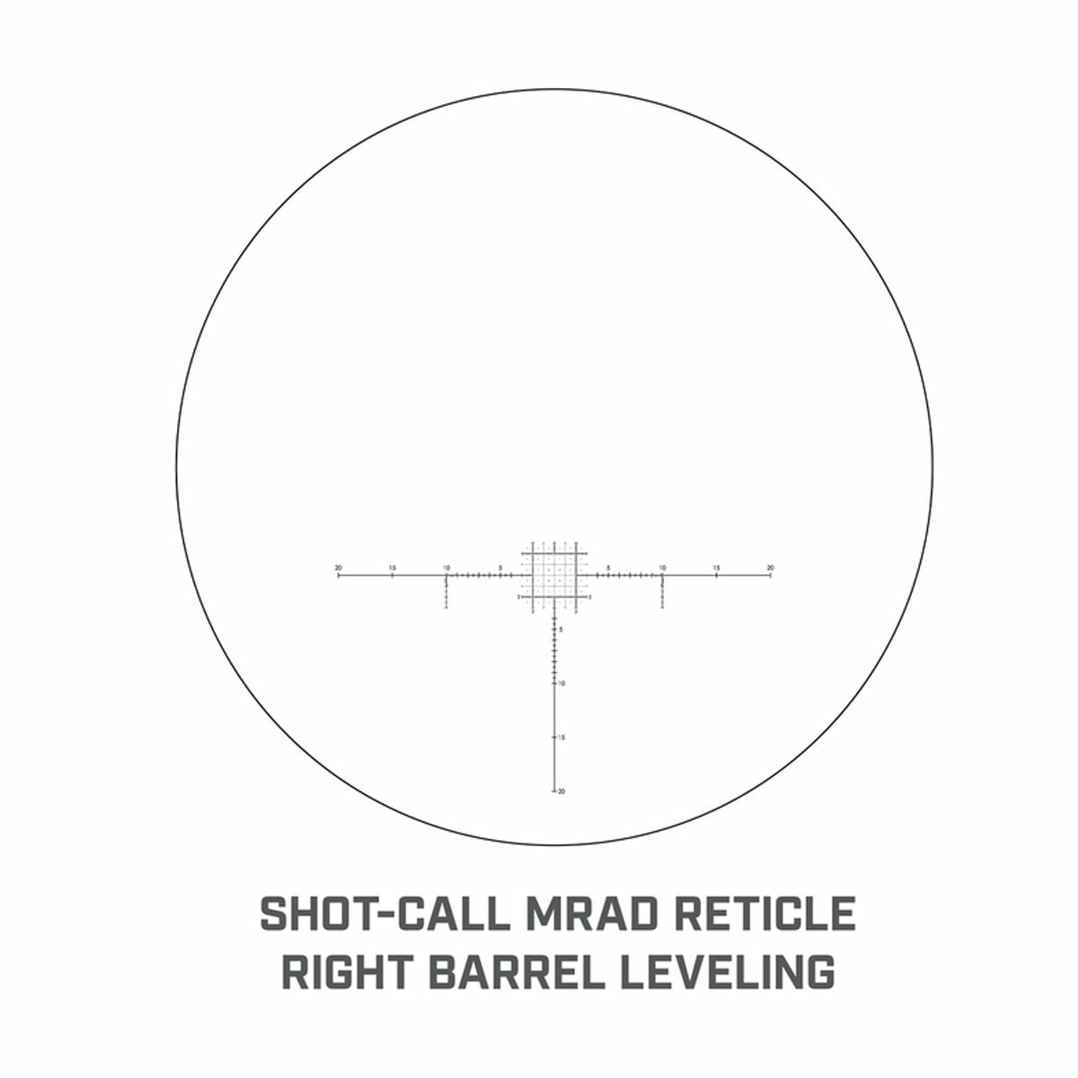 Reticle for the Bushnell Match Pro ED 15x56 Abbe Konig Binoculars - Black